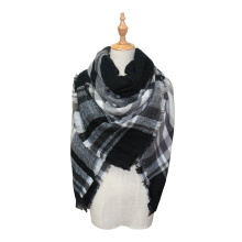 140x140CM Women warm neck Square scarf fashion plaid winter scarves